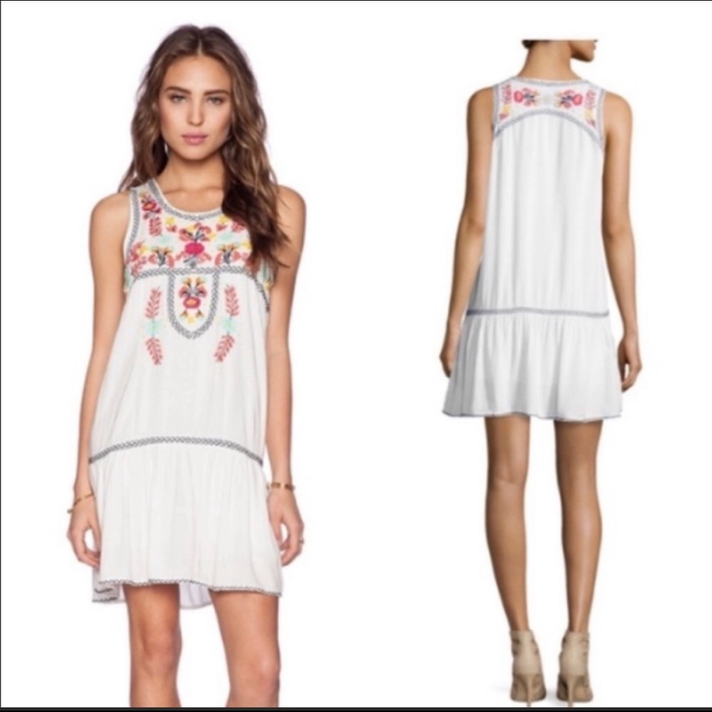 Embraodered Lovers & Friends Dress